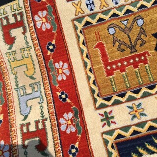 美品 絨毯 イラン製 カーペット (ANTIQUE アンティーク 輸入元/モリヨシ 購入額7万円