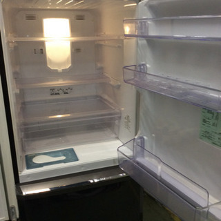 ブラック★3ドア冷蔵庫★2～3人暮らしにオススメ★三菱★335L★送料・設置無料地域有★