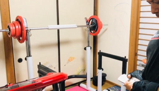 ①ベンチ プレス/スクワットラック②セイフティーラックワイドタイプ 