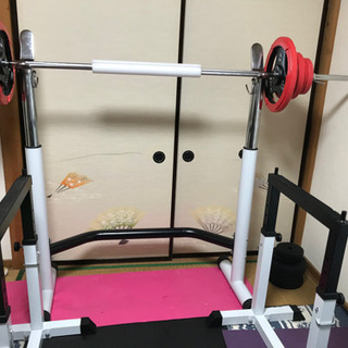 ①ベンチ プレス/スクワットラック②セイフティーラックワイドタイプ(のみ)