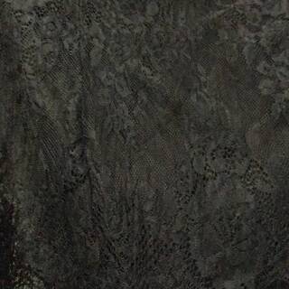 新品 ブルーベル レースリバーシブル スカート 黒 ブラック 裏表どちらも楽しめる素材です。