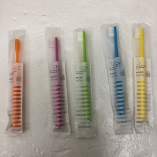 【未使用】歯科医院取り扱い歯ブラシ　アソート5本
