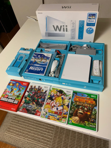 ニンテンドーWii ➕ゲーム5本セット♪