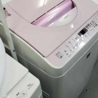 【縦型洗濯乾燥機】2016年製！人気のピンク☆ 中古 6.0kg 全自動洗濯機 ハイアール（アクア） ピンクカラー 2016年