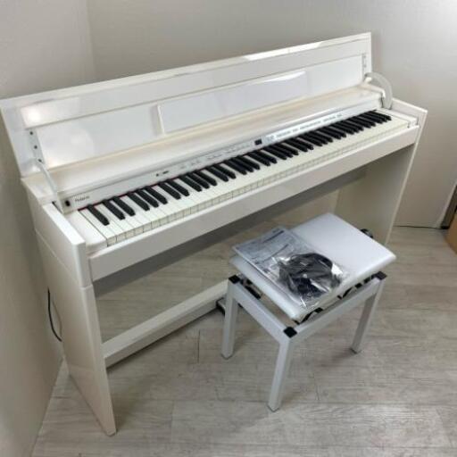 【売約済み】中古 保証付 Roland ローランド DP90S デジタルピアノ 88鍵 白塗鏡面艶出し塗装仕上げ 2012年製 電子ピアノ