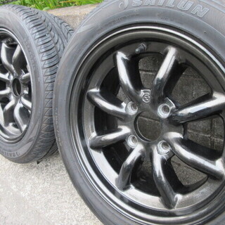 旧車に！AE86！RSワタナベ 15インチ 4穴 7J/7.5Ｊ 各2本 中古品