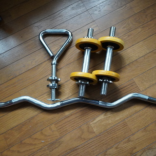 ホームジム：ダンベル、プレート、EZバー、ケトルベル ダンベル、プレートラック