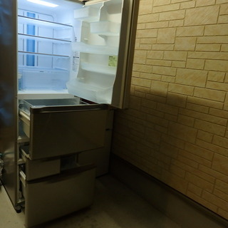 【美品／作動確認済／清掃・除菌済】東芝　TOSHIBA　ノンフロン　5ドア冷凍冷蔵庫　427L　GR-E43N（NU）　２０１２年製