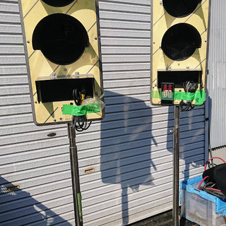 工事用信号機（片側通行の際）