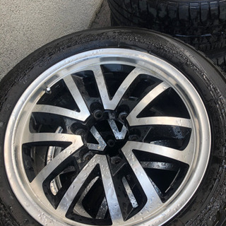 【値下げ】215/60R17  6穴　ハイエース.キャラバンに　タイヤ、アルミ セット
