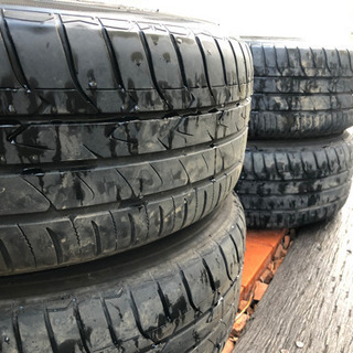 【値下げ】215/60R17  6穴　ハイエース.キャラバンに　タイヤ、アルミ セット