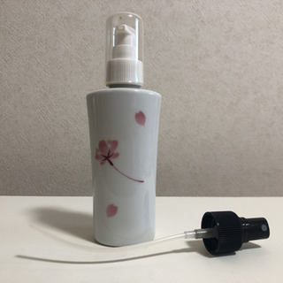 ●お取引完了●有田焼 ポンプボトル 大 桜 オイルポンプ 化粧水...