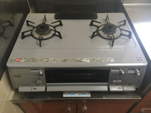 Rinnai グリル付ガステーブル　KGM63VTG 中古　可動品
