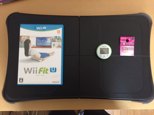 バランスwiiボード＋フィットメーターセット。新品電池2個付き