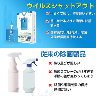 ⑪【希少な60日版：50個セット】今、話題のウイルスシャットアウト