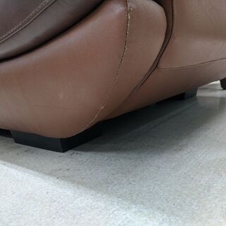 0502-01 made in Itary 革張り ソファ 使用半年 参考上代約23万 200幅 福岡城南片江