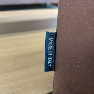 0502-01 made in Itary 革張り ソファ 使用半年 参考上代約23万 200幅 福岡城南片江