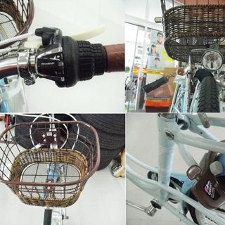 自転車 26インチ Printemps   6段変速 シティサイクル･オートライト  ペパーミント 苫小牧西店