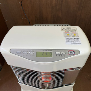 サンポット FFストーブ　FFR-383BL 87☆ サンポット FF式石油ストーブ 2011年製 FFR-383BL FF式ストーブ 動作