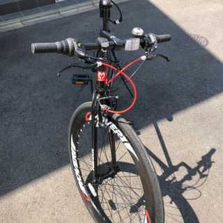 クロスバイク CANOVER NYMPH カノーバー ニンフ シマノ21段変速 自転車 ライト付 