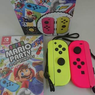 中古】任天堂 NINTENDO SWITCH、スーパーマリオパーティJoy-Con