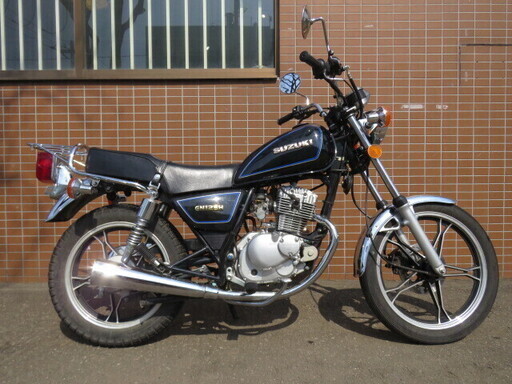■スズキ GN125 125cc 7,528km アメリカンスタイル 原付2種 実動 バイク 札幌発!