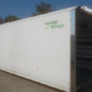 値下げしました！】【ひさし付き】コンテナ 長さ約601cm×幅228cm×高さ