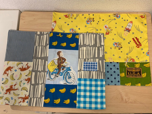 おさるのジョージ ハンドメイド ランチマット ランチクロス2枚セット きーち 札幌のキッズ用品 子供用ファッション小物 の中古あげます 譲ります ジモティーで不用品の処分 おさるのジョージ ハンドメイド ランチマット ランチクロス2枚セット きーち 札幌のキッズ用品 子供用ファッション小物 の中古あげます 譲ります ジモティーで不用品の処分
