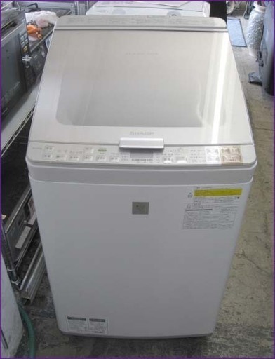 【￥30,000-】札幌発 SHARP シャープ 洗濯乾燥機 プラズマクラスター7000 ES-GX950-N 9.0㎏ 2016年製