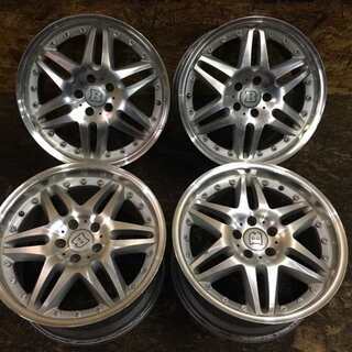 ブラバスタイプホイール 18インチ 4本 9.5J5HPCD112+37 x2 8.5J5HPCD112+35