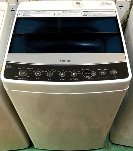 【送料無料・設置無料サービス有り】洗濯機 2018年製 Haier JW-C55A 中古