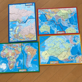 世界地図　パズル