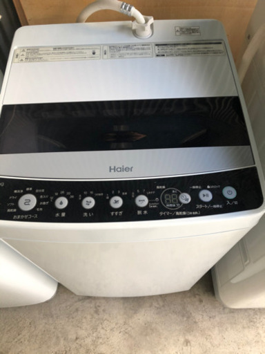 全自動洗濯機　ハイアール　2019年　4.5kg