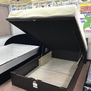 ニトリ　跳上式　ダブルベッド