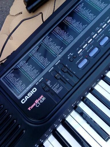 CASIO Tonebank CT-636 多彩な音色とリズムが搭載されたキーボード/専用スタンド付き CASIO Tonebank CT-636 多彩な音色とリズムが搭載されたキーボード