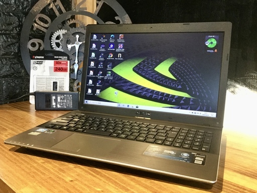 売却済み。ご覧頂きありがとうございました。【NVIDIA搭載！一宮でWindows10搭載機！ASUS ゲーミングPC corei5 第３世代】一宮市のパソコン屋 Mr.Carnival（ミスカニ）です！パソコン修理・中古パソコンの販売、iPhone\u0026iPad修理店【クレカ\u0026PayPay\u0026メルペイ使えます！】店頭在庫PCのご紹介です！受け渡しは店舗にて(^^)/【15.6インチ ノートパソコン ゲーミングノートPC 3rd i5/RAM8GB/新品SSD240GB】