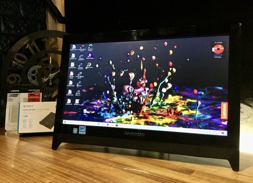 売却済み。ご覧頂き、ありがとうございました。【19.5インチ液晶×新品SSD240GB搭載機　2015年発売モデル　Lenovo 一体型PC intel Celeron メモリ4GB】一宮市のパソコンさぽーとMr.Carnival（ミスカニ）です！PC修理・販売、iPhone\u0026iPad修理店【クレカ＆PayPay\u0026メルペイ使えます！】店頭在庫PCのご紹介です！受け渡しは店舗にて(^^)/