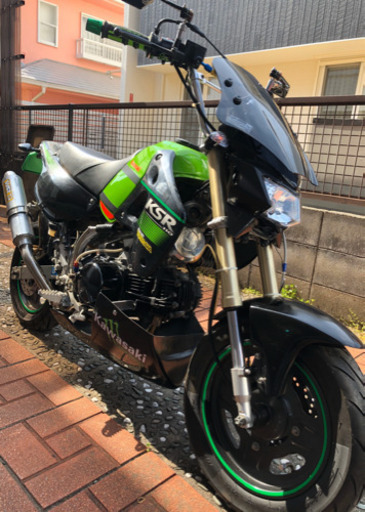 ksr 110 小型　カワサキ  通勤　武川　クラッチ　カスタム　自賠責33年1月