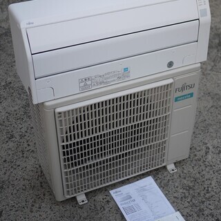 美品 18年 富士通ゼネラル ルームエアコン AS-C28H-W 2.8kw 冷房8～12畳 暖房8～10畳 音声お知らせ ノクリア Cシリーズ
