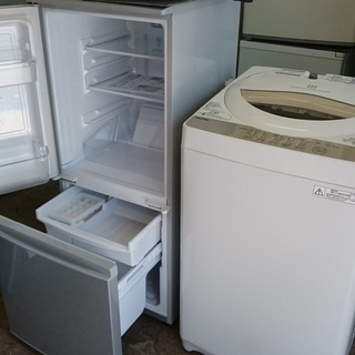 只今。商談中！！3点おすすめ商品！！シャープSJ-D14B-S 2ドア冷凍冷蔵庫　137L つけかえどっちもドア 2016年製・東芝AW-5G3　全自動洗濯機　5.0K　2016年製・シャープRE-180KS　電子レンジオーブンレンジ　2016年製 只今。商談中！！3点おすすめ商品！！シャープSJ-D14B-S 2ドア冷凍