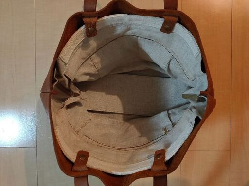 SLOWレザートートバッグ (牛革 栃木レザー) 値下げ¥35000→¥15000
