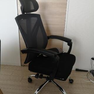 【ほぼ新品】オフィスチェア　ハイバック　人間工学椅子