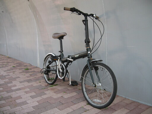 MINI(ミニ) アルミ製20インチ7段変速折りたたみ自転車 ミニベロ  管理NO.20200502-6