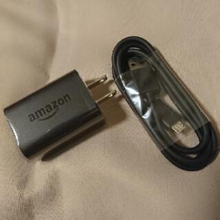 未使用  Amazon純正9w充電器 ACアダプタ&USB-マイ...