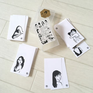 【美品】 ナンシー関の美人カード メッセージカード 