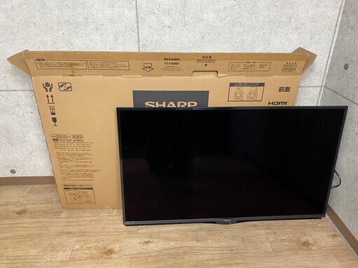 4*39 SHARP シャープ AQUOS アクオス 4T-C45BN1 液晶テレビ 45V型 ワイド 4K 2019年製