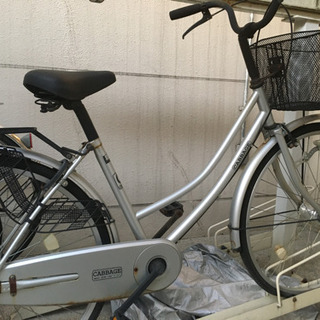 自転車(買い物カゴ付き)