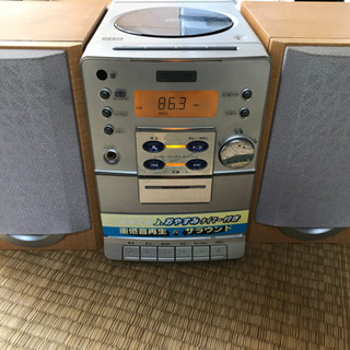 サンヨー　CDコンポ　