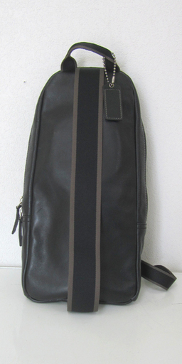 本物 COACH コーチ レザーリュック ブラック ワンショルダーバッグ