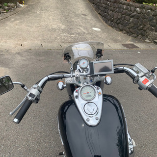 ホンダ　シャドー400cc バイク　アメリカン　純正マフラー付き
